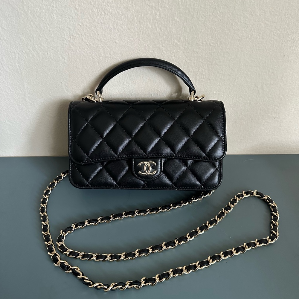 Chanel top handle bag NWT